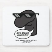 Herr Wanksock Mouse Pad. Mousepad (Vorne)