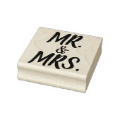 HERR WEDDING UND MRS. SCRIPT RUBBER-BRIEFMARKE GUMMISTEMPEL (Stempel)