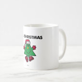 Herr Weihnachten | Feierliche Hut und Handschuhe Kaffeetasse (VorderseiteRechts)