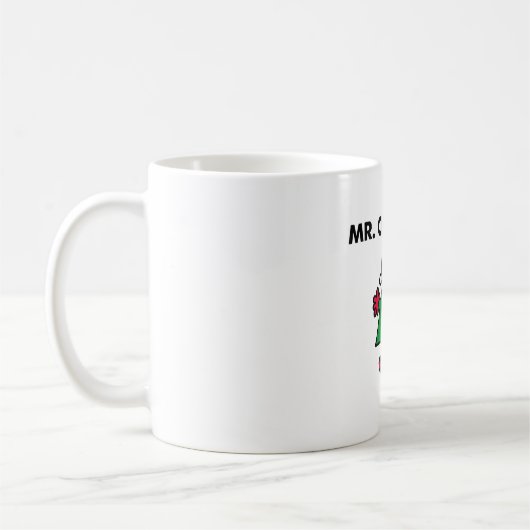 Herr Weihnachten | Feierliche Hut und Handschuhe Kaffeetasse (Links)
