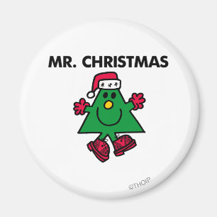 Herr Weihnachten Festlicher Hut & Handschuhe Magnet