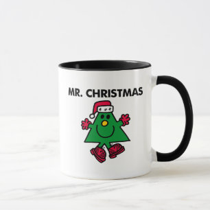 Herr Weihnachten   Festlicher Hut & Handschuhe Tasse
