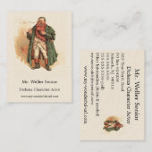 Herr Weller Senior, Kyd, Dickens The Pickwick Pape Visitenkarte (Vorne/Hinten)