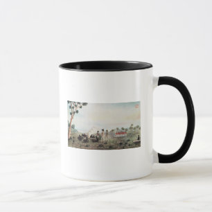 Herr White, Harris und Laing mit einem Party Tasse