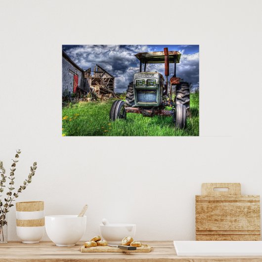 Herr White Poster (Küche)