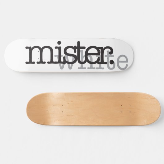 HERR WHITE SKATEBOARD (Horizontal)
