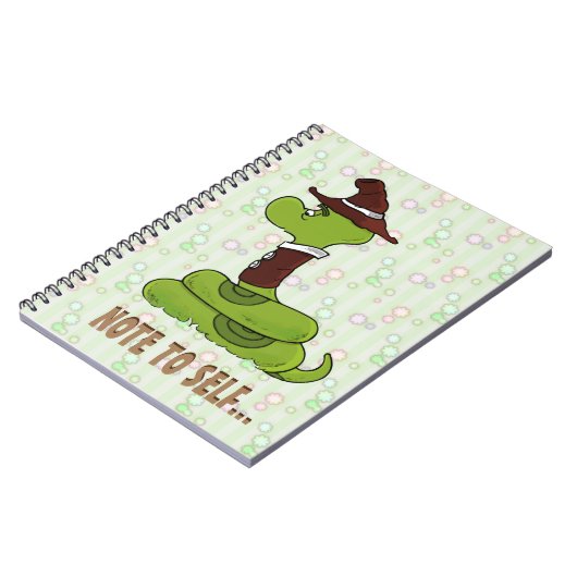 Herr Wiggly Notebook Notizblock (Linke Seite)