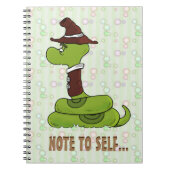 Herr Wiggly Notebook Notizblock (Vorderseite)