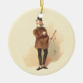 Herr Wilkins Micawber David Copperfield Keramikornament (Vorne)