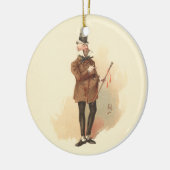 Herr Wilkins Micawber David Copperfield Keramikornament (Links)