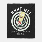 Herr Will immer, gejagt zu werden Fleecedecke (Vorderseite)