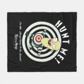 Herr Will immer, gejagt zu werden Fleecedecke (Vorderseite (Horizontal))