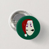 Herr Williams Bah Humbug Weihnachten Button (Vorne & Hinten)
