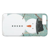 Herr Winter Snowman Case-Mate iPhone Hülle (Rückseite (Horizontal))