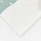 Herr Winter Snowman Fleecedecke (Ecke)