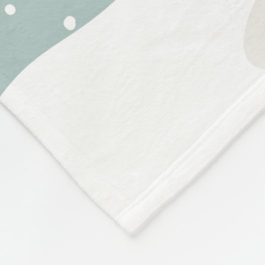 Herr Winter Snowman Fleecedecke (Ecke)