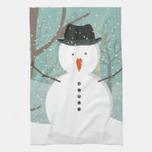 Herr Winter Snowman Handtuch (Vertikal)