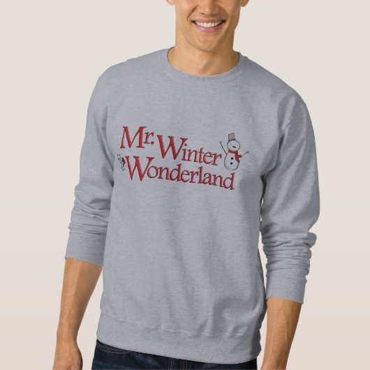 Herr Winter Wonderland Funny Shirt (Vorderseite)