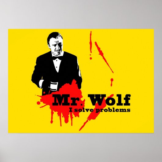 Herr Wolf Poster (Vorne)