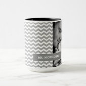 Herr Wonderful. Custom Foto Vatertag Geschenk Tasse (Zentrum)