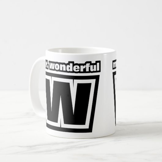 Herr Wonderful Kaffeetasse (Vorderseite Links)