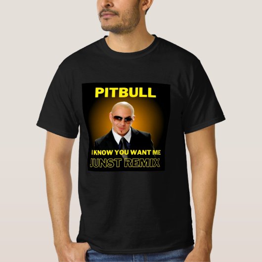 Herr Worldwide Pitbull zitiert T-Shirt (Vorderseite)