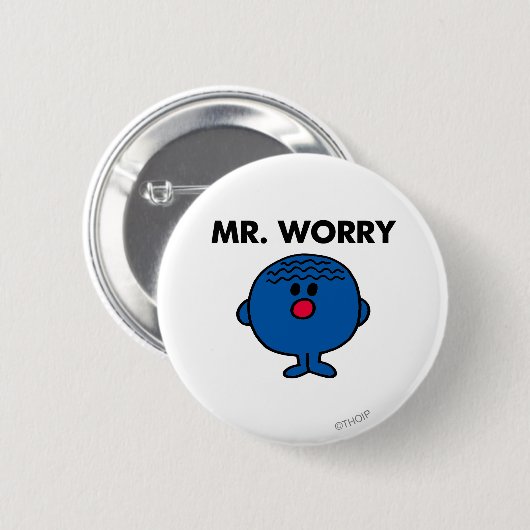 Herr Worry Classic Button (Vorne & Hinten)