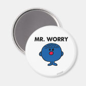 Herr Worry Classic Magnet (Vorderseite/Rückseite)