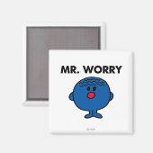 Herr Worry Classic Magnet (Vorderseite/Rückseite)