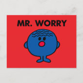 Herr Worry Classic Postkarte (Vorderseite)