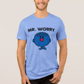 Herr Worry Classic Tri-Blend Shirt (Vorderseite)