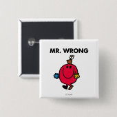 Herr Wrong Classic Button (Vorne & Hinten)