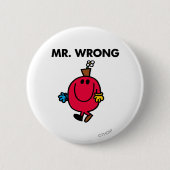 Herr Wrong Classic Button (Vorderseite)