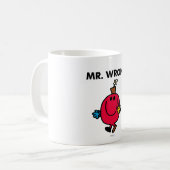 Herr Wrong Classic Kaffeetasse (Vorderseite Links)