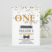 Herr wunderbarer Geburtstagsaufruf Einladung (Stehend Vorderseite)