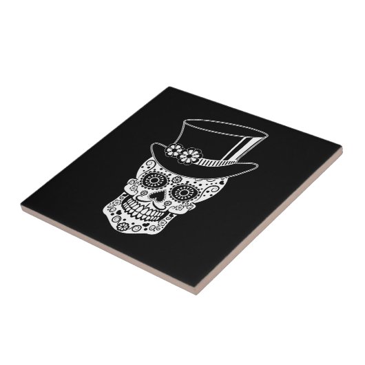 Herr-Zucker Skull-01 Fliese (Seite)
