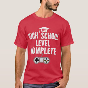 Herren 2022 Abschluss High School Level Komplette T-Shirt