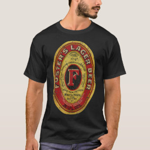 Herren 70er Foster's Lager Bier Vintage Brauerei B T-Shirt