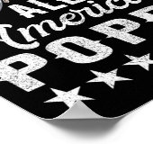 Herren Amerikanisches Mohnhemd 4. Juli passend Poster (Ecke)