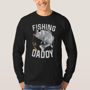Herren Angeln Daddy Grossmaulbarsch Angler Vatert T-Shirt