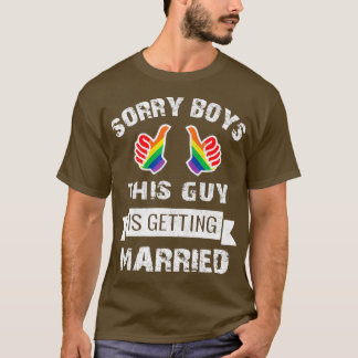 Herren BACHELOR Party LGBT Gay Pride Geschenk Bräu T-Shirt