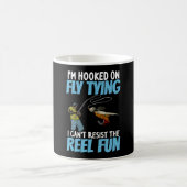 Herren Bachforelle Fischen Angler Rolle Fliege Kaffeetasse (Mittel)