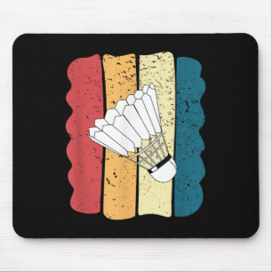 Herren Badminton Lustig Vintage Lustiges Geschenk  Mousepad