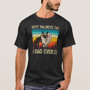 Herren Balinesische Katze Vintage Bester Balinese  T-Shirt