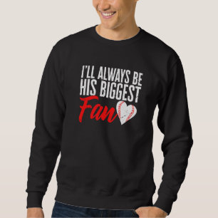 Herren Baseball-Mama Ich werde immer sein größter Sweatshirt