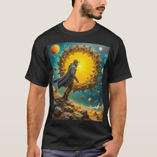 Herren Basic Dark T-Shirt (Vorderseite)
