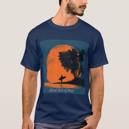 Herren Basic Dunkles T-Shirt (Vorderseite)