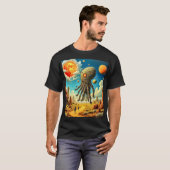Herren Basic Dunkles T-Shirt (Vorne ganz)