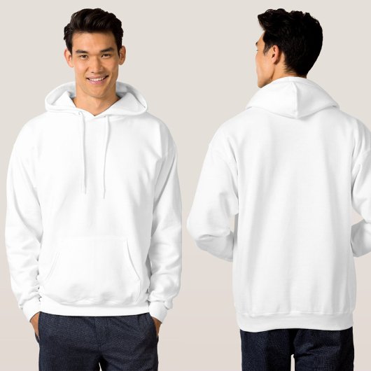 Herren Basic Hellfarbige Kapuzen-Sweatshirt Hoodie