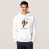 Herren Basic Kapuzenpullover Motivation Hoodie (Vorne ganz)